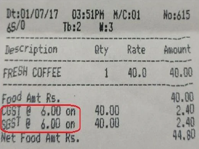 Taxes replaced by GST